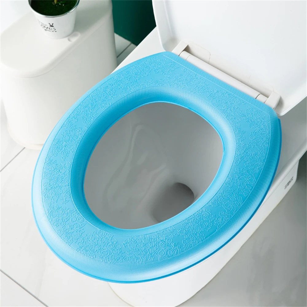 Wasserdicht Weiche Wc Sitz Abdeckung Badezimmer Waschbar Closes Matte Pad Kissen O-form Wc Sitz Bidet Wc Abdeckung Zubehör – Detail 6