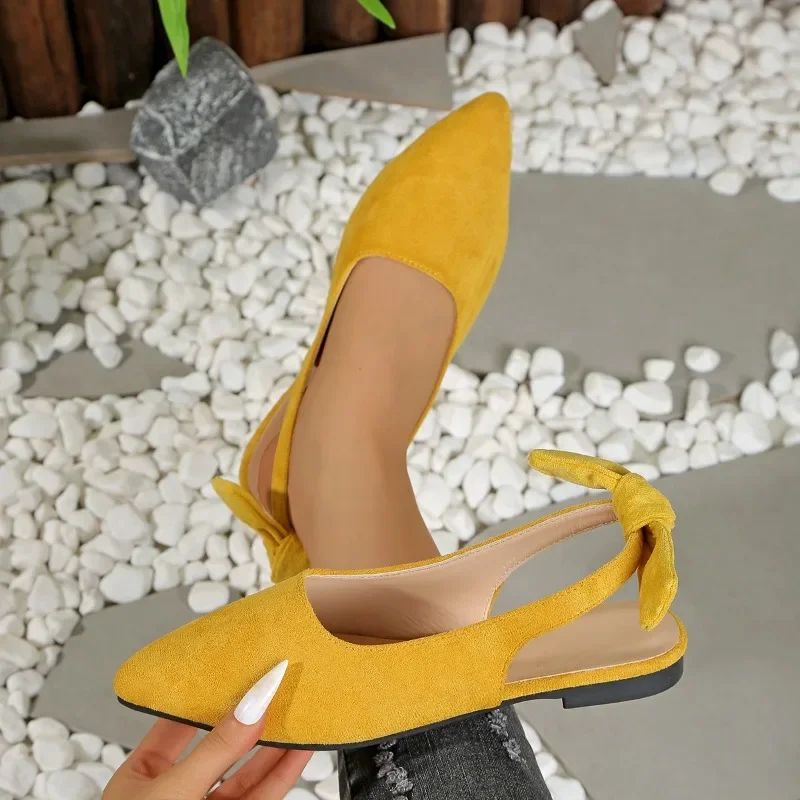 Женские туфли на плоской подошве, темпераментные повседневные сандалии на плоской подошве с острым носком, уличные нескользящие сандалии на плоской подошве для женщин, одинарные туфли с неглубоким горлышком, лоферы