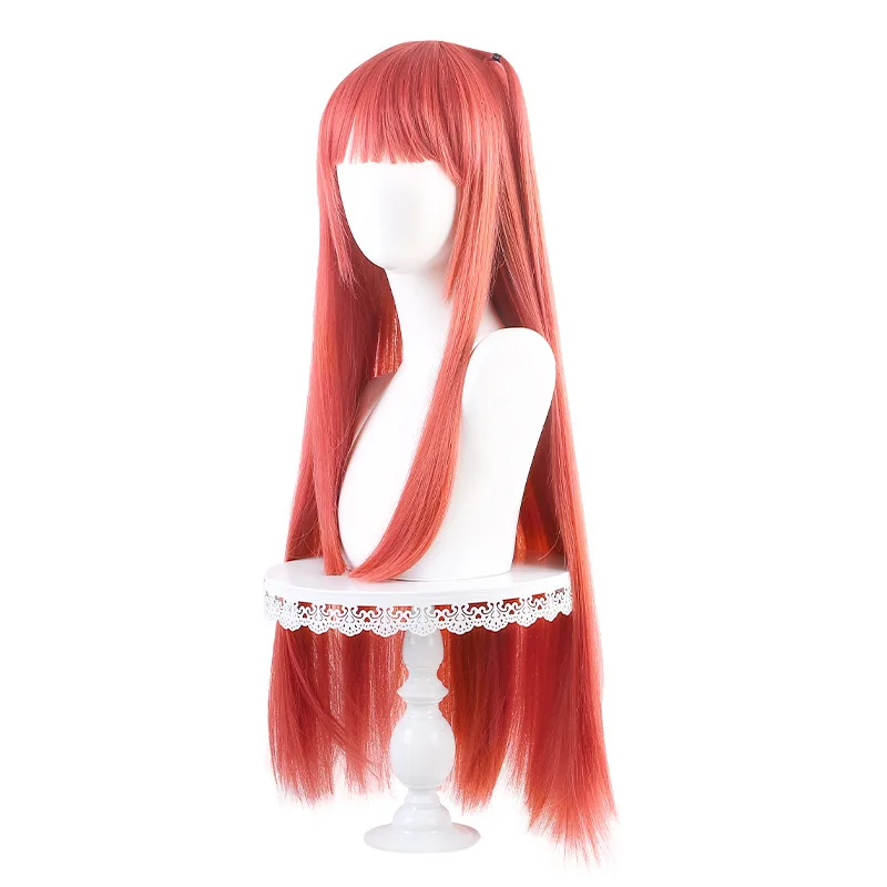 Fünf gleiche Teile der Braut/Braut Nino Nakanos burgunderrote kleine Pferdeschwanz-Cosplay-Anime-Perücke