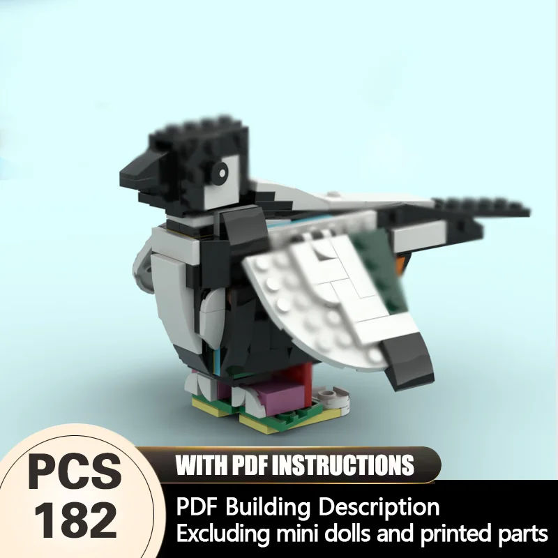 

Creators Animal Series Model MOC Building Bricks Large Bird Modular Technology Gifts Holiday Assemble Children Toys Suit