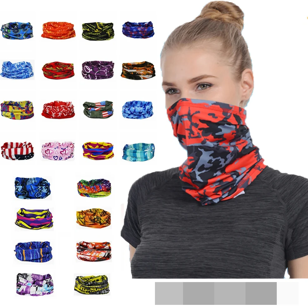 

Fashion Men Women Head Face Neck Sunshade Collar Gaiter Tube Bandana Scarf Sports Headwear Scarf Dustproof Outdoor Fishing