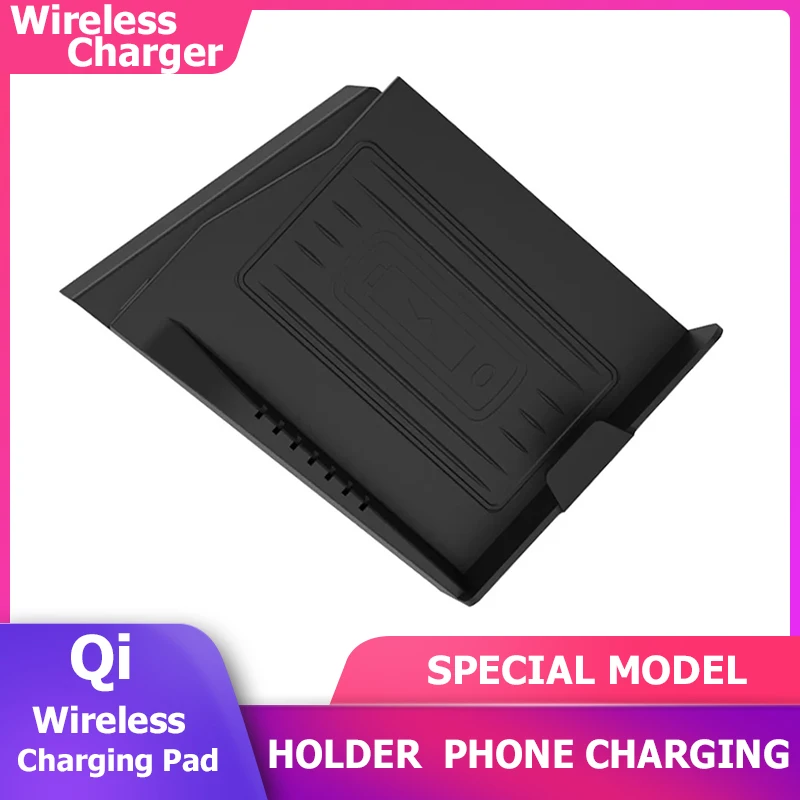 

15W Interior Board Accessories Holder Pad Wireless For Cadillac CT5 2020 2021 2022 Electronic Phone Charging Fast Car Charger