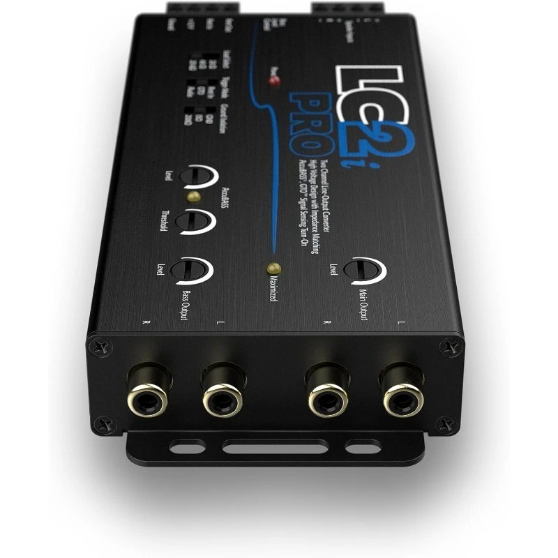 محول إخراج خط ثنائي القناة LC2i PRO مع تحسس إشارة GTO وAccuBASS