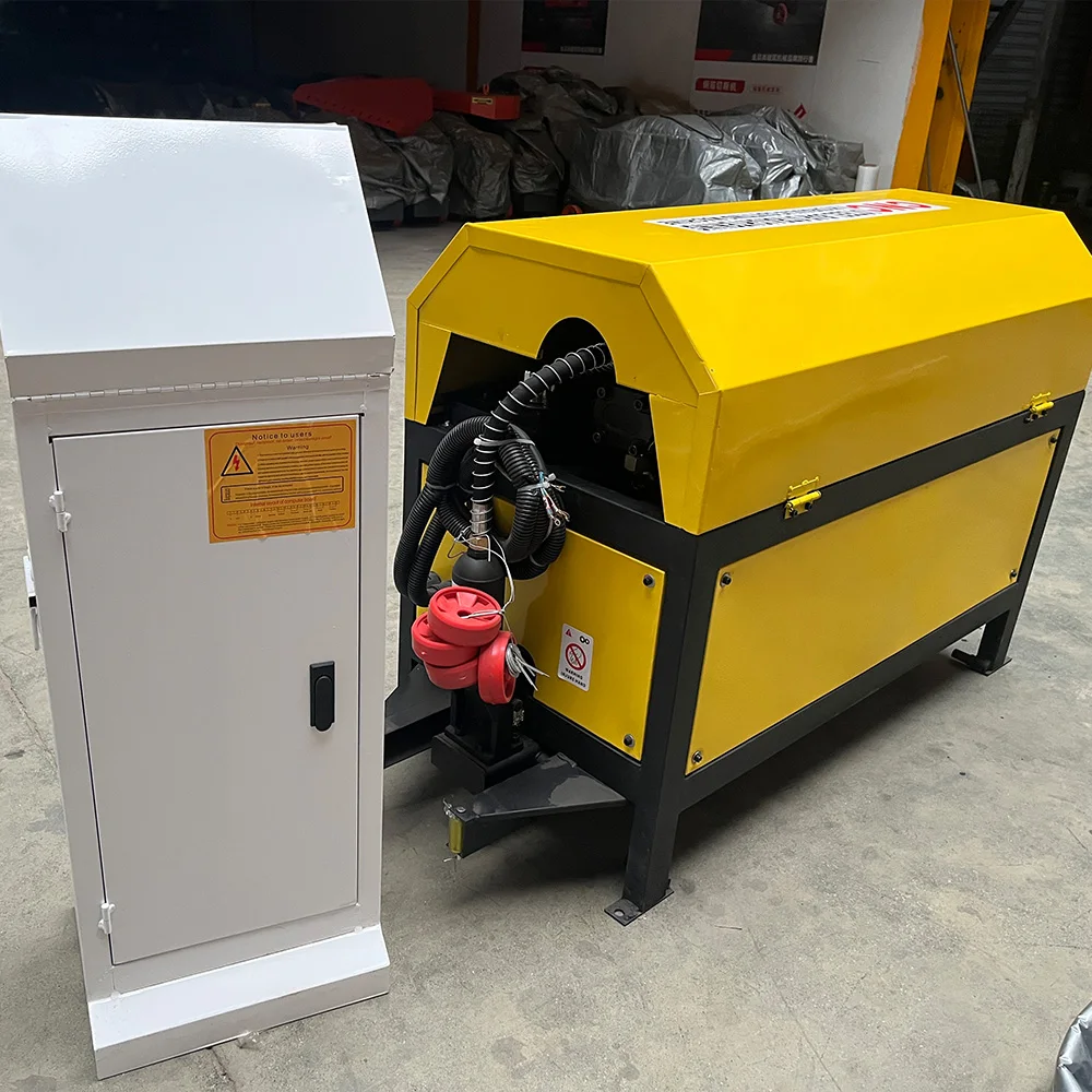 Professional Grade OUNO Automatic Rebar Straightening Cutting Machine 4kW+4kW Copper Motor 220V Gear Core Components 40-55m/min