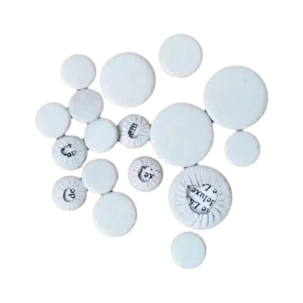 17 Pcs Genuine Leather Clarinet Pads White Woodwind Instrument Repair Replacement Maintenance Parts
