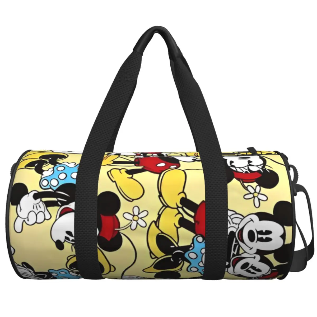 

Travel Bag Mickey Minnie Mouse Gym Bag Cute Cartoon Portable Sports Bags Large Swimming Custom Handbag Fitness Bag For Men Women