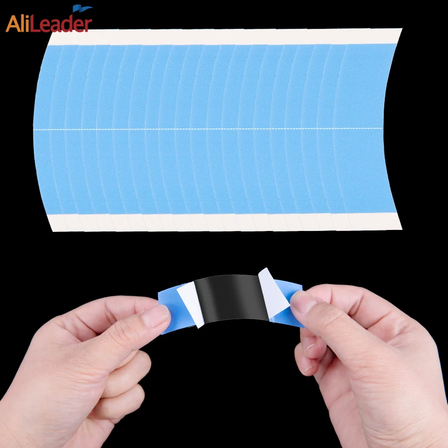 

36 Pcs Adhesive Lace Front Wig Tape for Cosplay Party C Curve Double Sided Waterproof Hair Wig Tape for Hairpiece Toupees