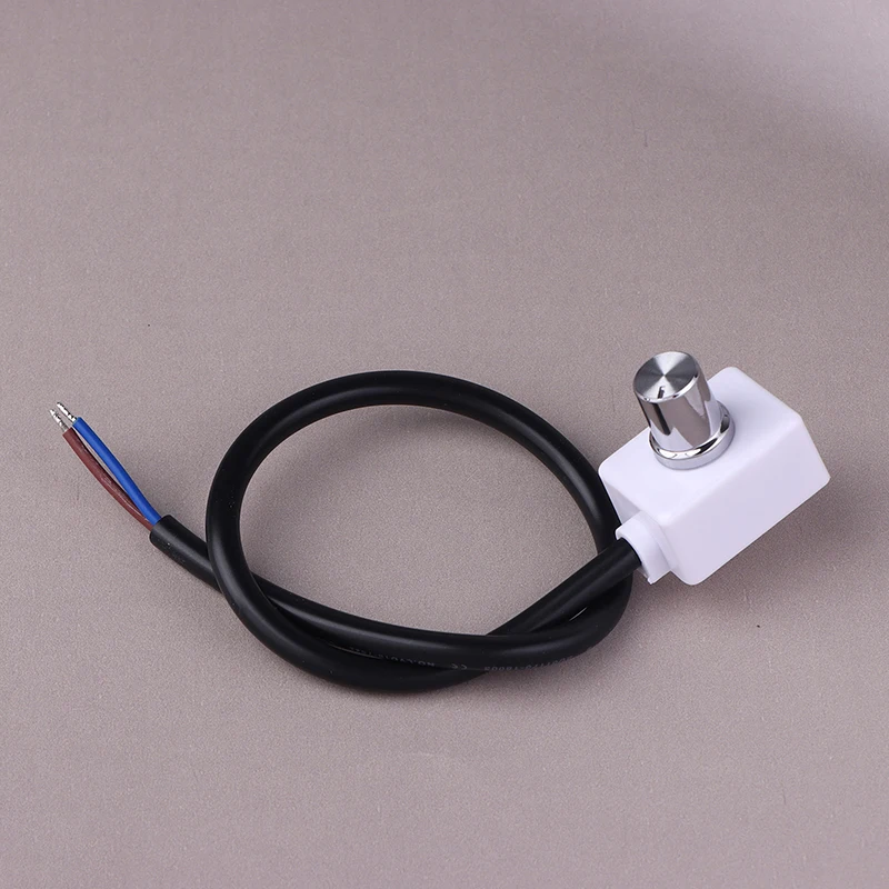 

Flicker Free DC 0-10V/1-10V Mini Knob Dimmer PWM Controller Rotary Brightness Adjustment For LED Grow Light Fixtures With Switch