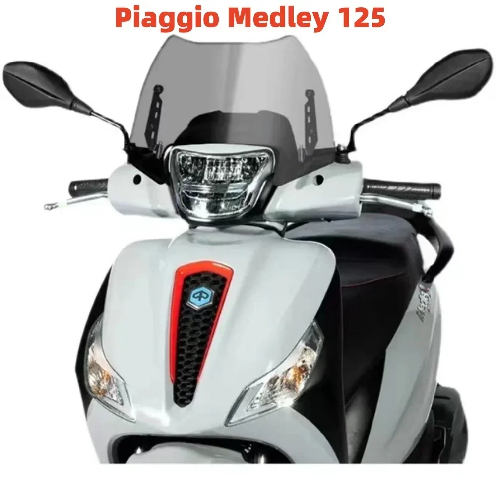 New Motorcycle Windshield Fit Piaggio Medley 125 Medley125 Wind Shield Protection For Piaggio Medley 125 Medley125