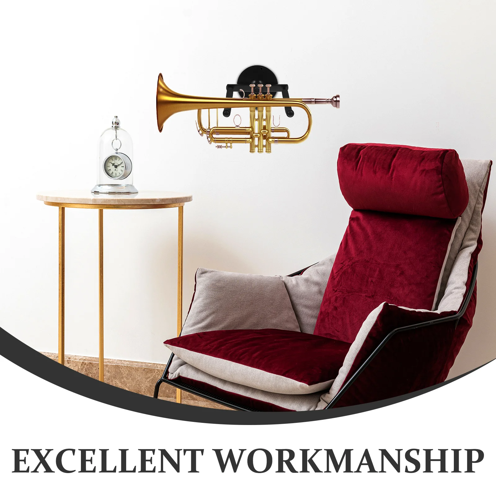 Soporte para instrumentos, accesorios para trompeta, soportes para montaje en pared, gancho para estante, estante para llaves de trombón para