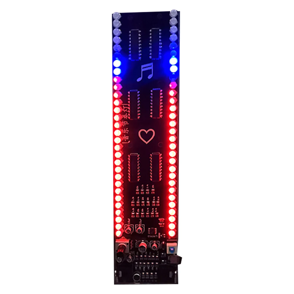 30 Segment Audio Rhythm Dual Color LED Light Music Spectrum Volume Level Indicator Atmosphere Light Electronic DIY Soldering Kit