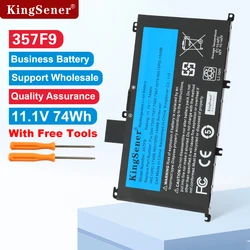 KingSener 11.4V 74Wh 357F9 Battery For DELL Inspiron 15 Gaming 5576 5577 7566 7567 7000 7557 7559 P65F P57F P65F001 P57F001