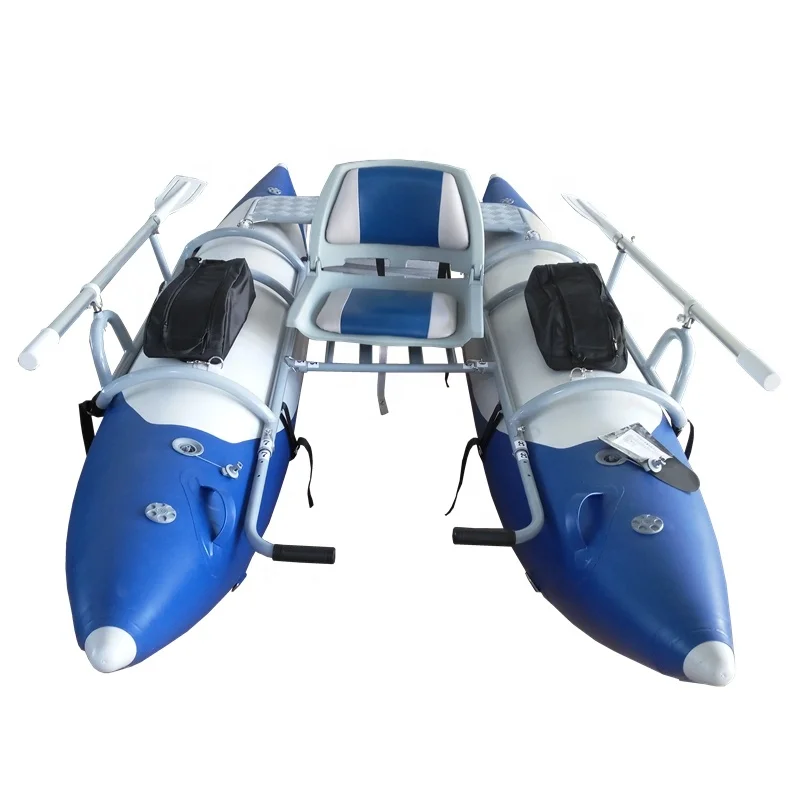 PVC Tubes And Aluminum Frame Fishing Cataraft For Sale