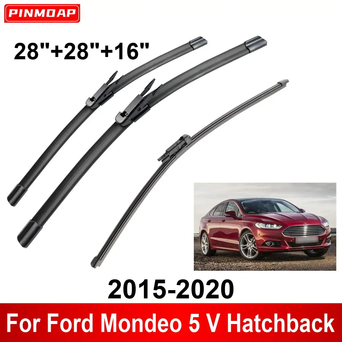 1/2/3/4/6PCS Auto Wischer Für Ford Mondeo 5V Fließheck 2015-2020 vorne Hinten Wischer Klingen Pinsel Cutter Auto Zubehör 2018 2019