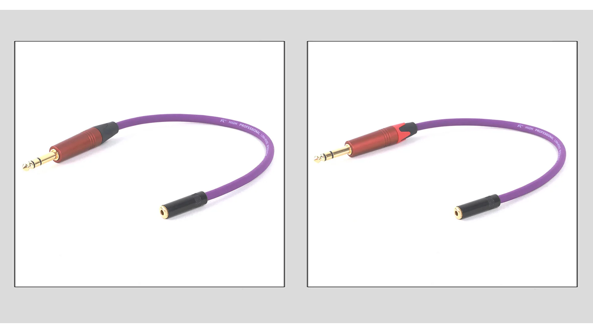Bunt vergoldetes 6,35mm trs Stecker auf 3,5mm trs Buchse Adapter Audio kabel für Mixer Verstärker Lautsprecher Splitter Kabel – Detail 7