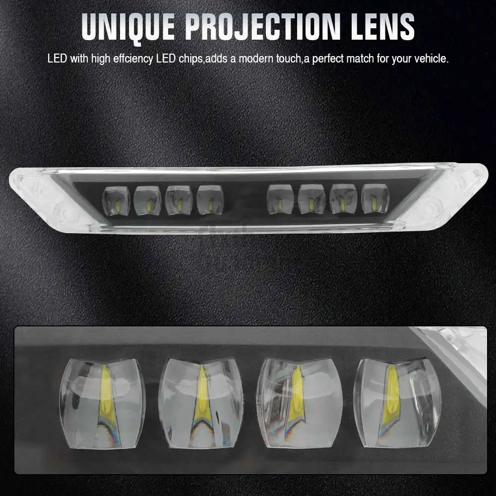 LED Front Bumper Light 12V IP67 Daytime Running Lamps for Can-Am Ryker Sport 600 900 Rally Edition 2019 2020 2021 2022 2023