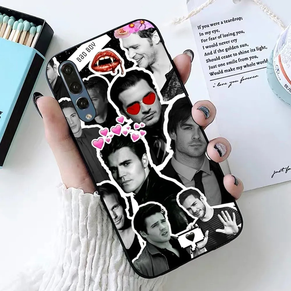 The Vampire Diaries Damon Salvatore Etui na telefon do Huawei P 8 9 10 20 30 40 50 Pro Lite Psmart Honor 10 lite 70 Mate 20lite