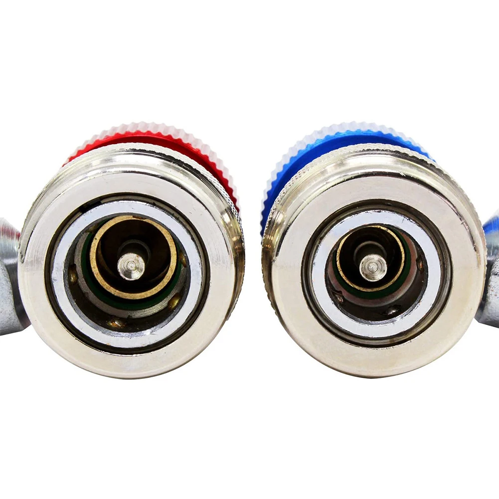 R134A Lage/Hoge Koppeling Set Koper H/L Spruitstuk Connector Hoog Lage Adapter Airconditioner Koelvloeistof Airconditioning Accessoires