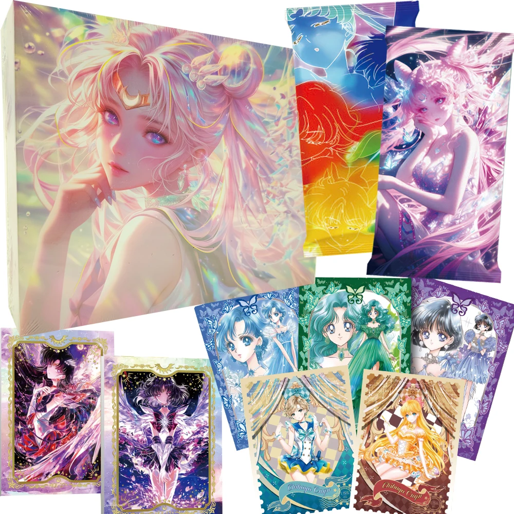 

Sailor Moon Collection Cards Fairy Tale Dreamland Lovely Girls Anime Characters Hot Stamping Gold Cards Fans Hobbies Gifts Toys