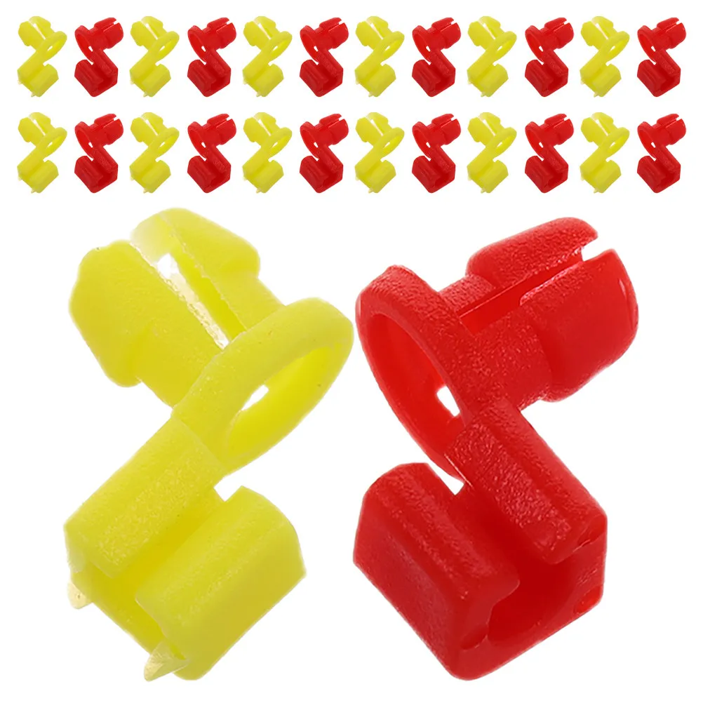 

20Sets Door Latch Clips Plastic Sturdy Compatible for Left Right Car Doors Replacement Rod Retainer Clips Automotive