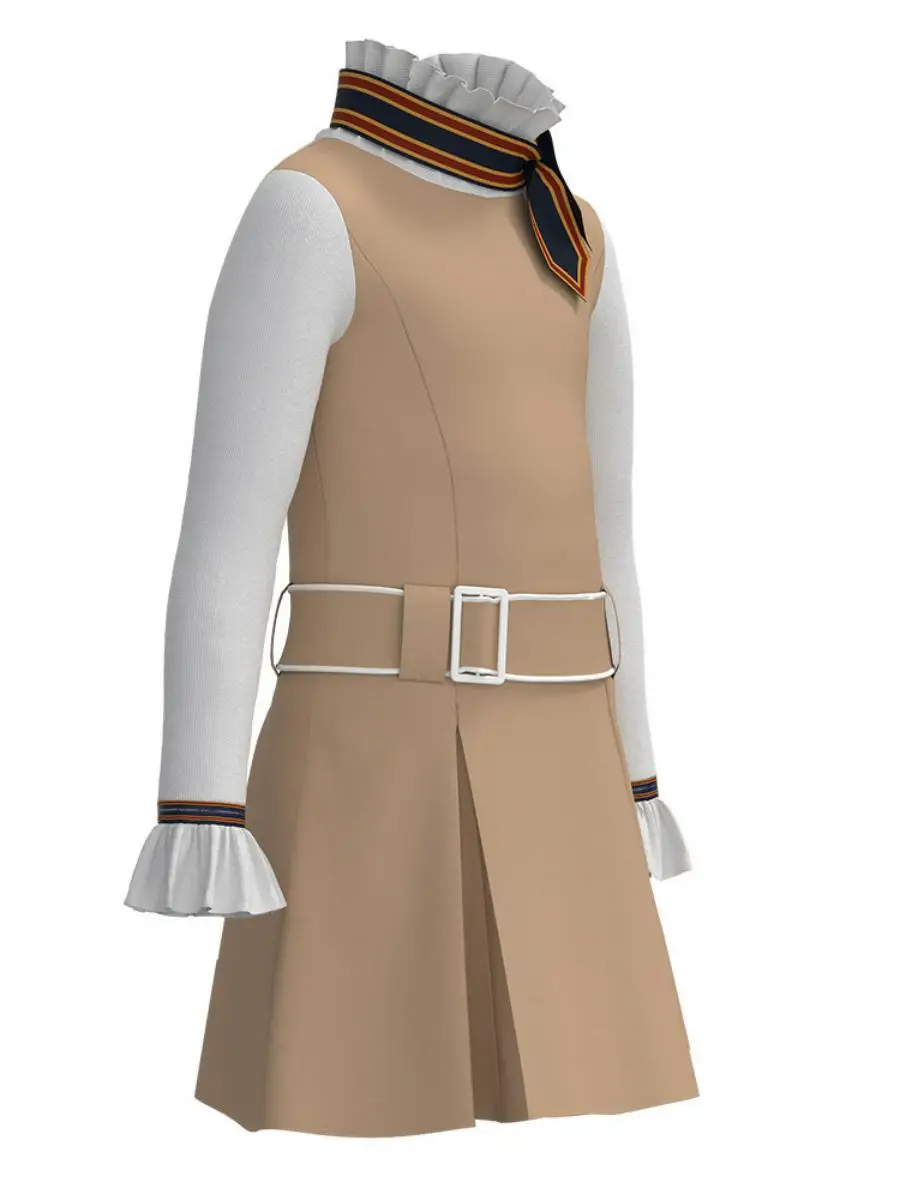 زي تنكري للشخصية الرئيسية M3GAN20 لحفلات الهالوين للأطفال، زي مسرحي، ملابس نسائية تقليدية، فستان صيني تقليدي