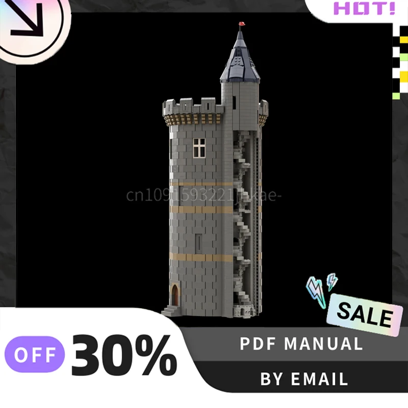 [5180 ชิ้น] ที่กําหนดเอง MOC ปราสาทยุคกลาง Creative Building Blocks ชุด STEM ของเล่นเพื่อการศึกษาการก่อสร้างชุดของขวัญวันเกิด