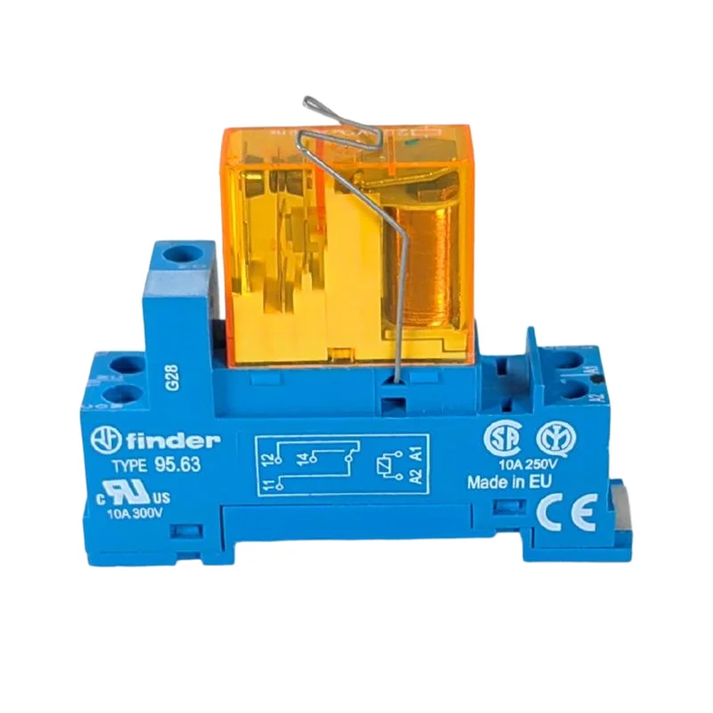 Brand New Finder 95.63 Relay Base 10A 250VAC DIN Rail Mount For 40.31 40.51 40.61 Relay Original Components