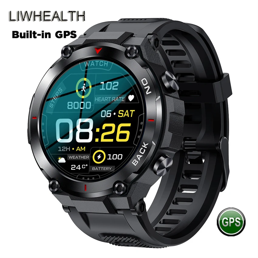 Swim IP68 Smart Watch GPS Speed Sportwatch Run Bicycle Climb Men Women Outdoor Reloj For Apple Xiaomi Huawei VS W57 IWO 15 S8