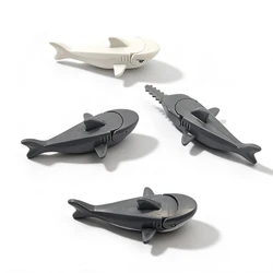 1 pcs MOC Animal building blocks Jagged shark animal aquarium Shark scene series Submarine animal DIY decoration toys gift
