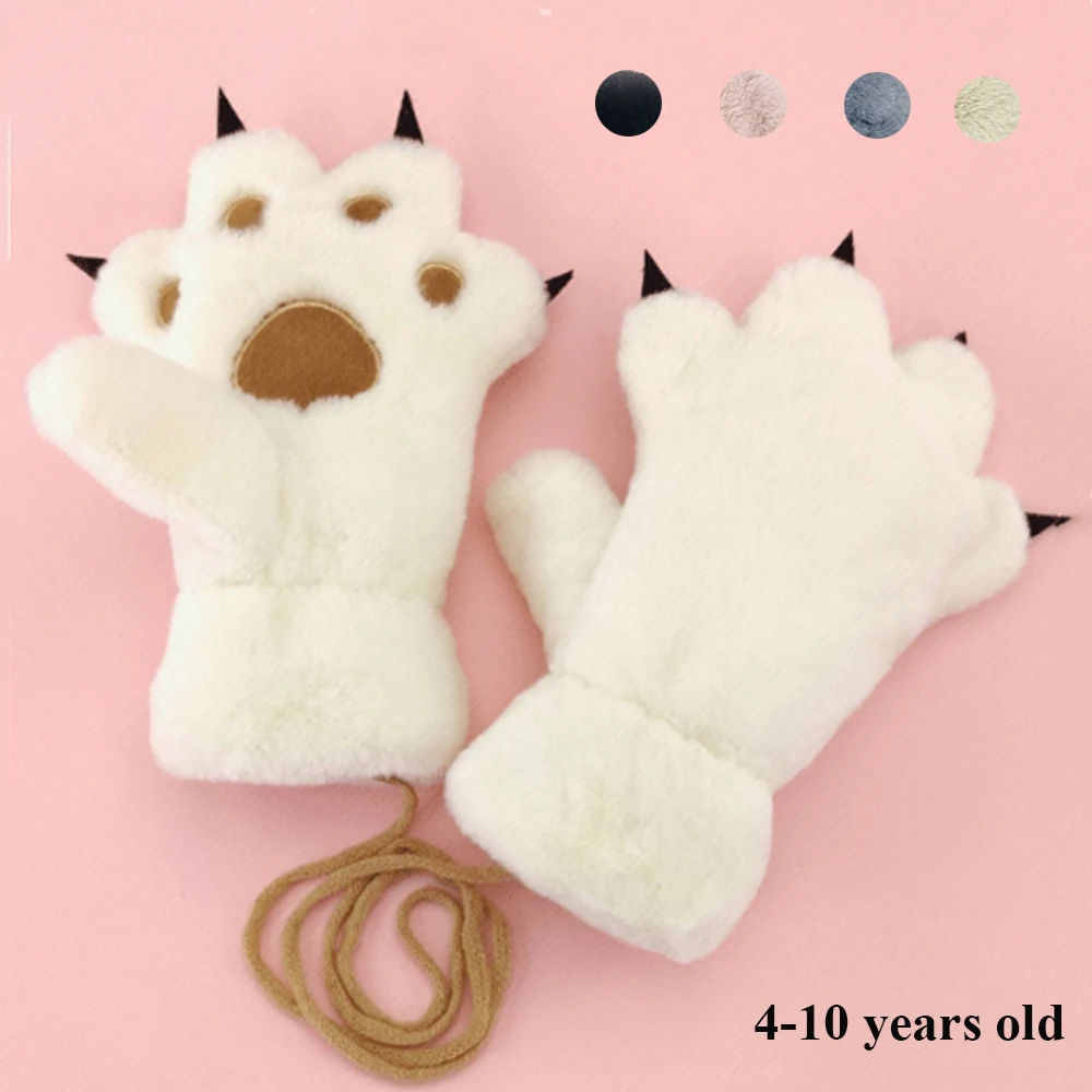 

Cosplay Gloves Boy Keep Warm Gloves Costume Warm Gloves For Women Man Bear Paw Gloves Plush Gloves Gloves