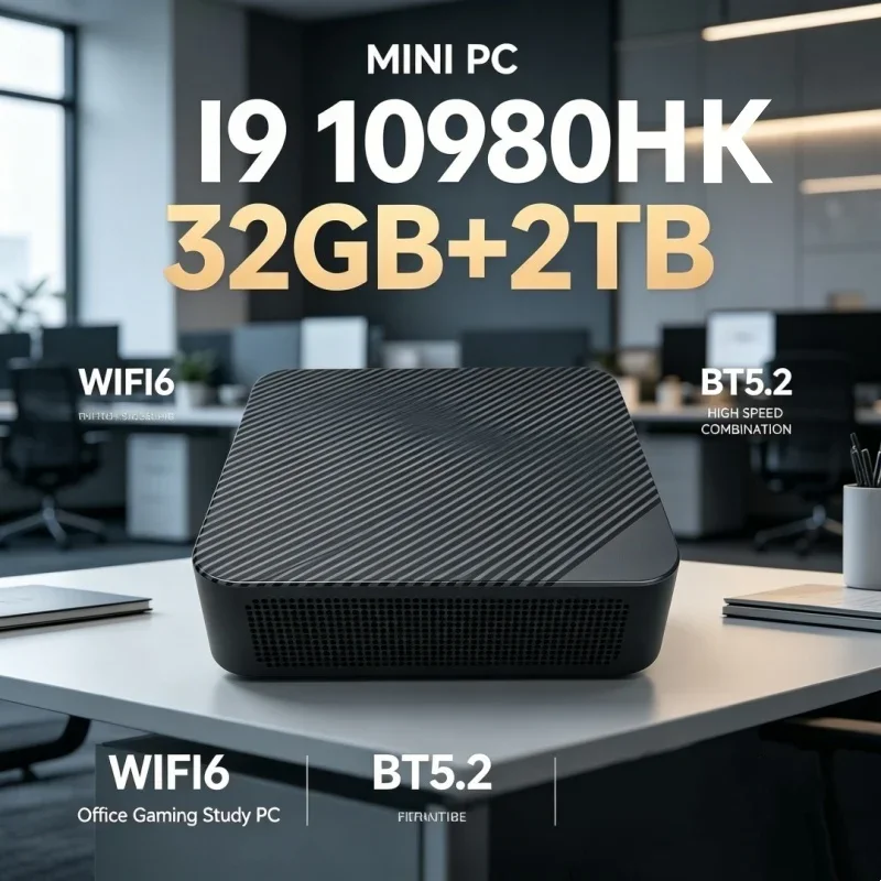 Wonderfully Optimized 2026 Shining Kestrel MINI PC Kitted With Core I9 10980HK Mammoth RAM 1TB SSD WIFI 6 BT5.2 4K HD RPG view 3
