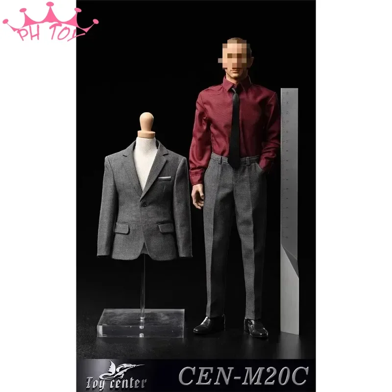 Toy Center 1/6 Scale Male Soldier Suit CEN-M20 Gentleman Business Formal Wear Clothes Set for 12in Action Figure Doll Accessory