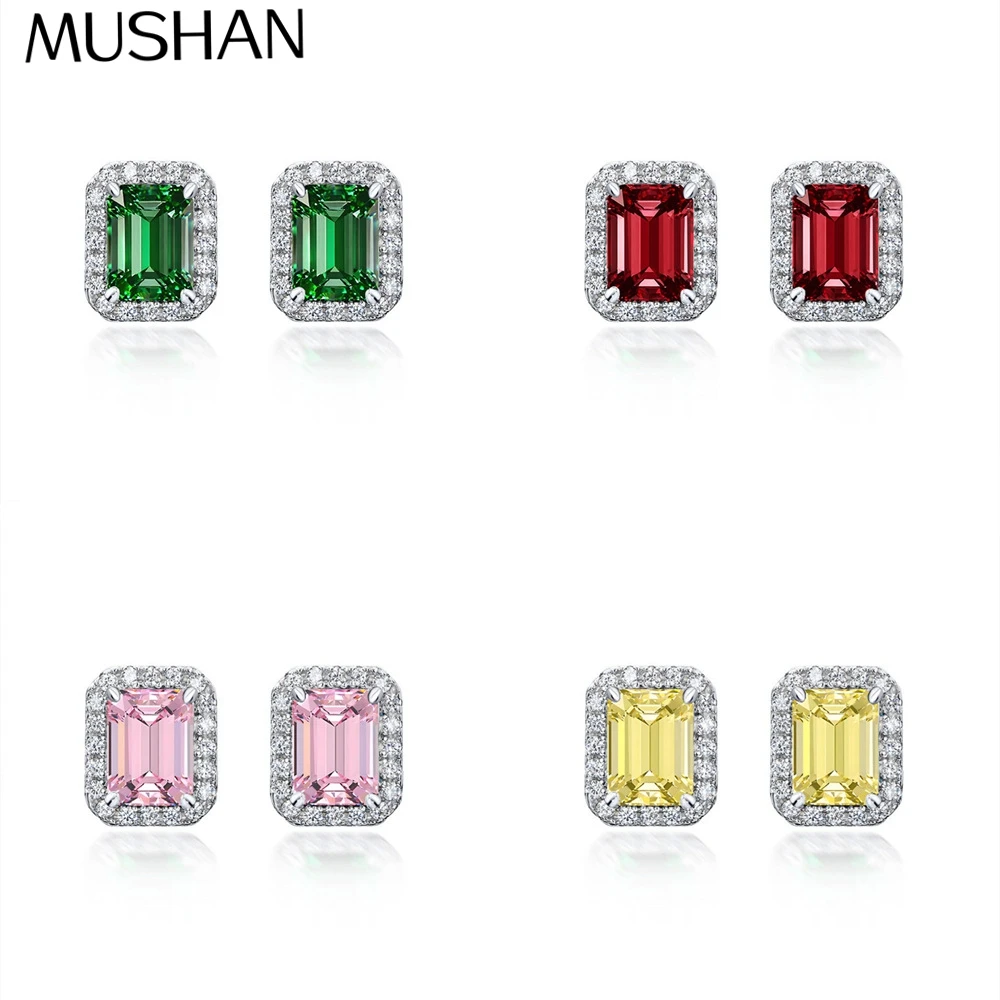 

Серьги MuShan из стерлингового серебра 925 пробы с выращенными в лаборатории рубинами в форме сердца, позолоченные 18-каратным золотом, для женщин, на свадьбу и годовщину