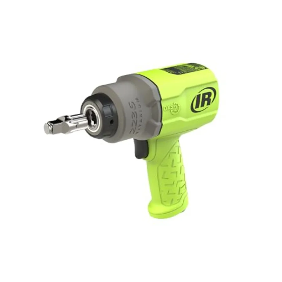 

2236QTIMAX-G DXS2 1/2" Air Impact Wrench Quiet 1500 ft-lb Torque Titanium Hammercase Friction Ring Retainer Gree
