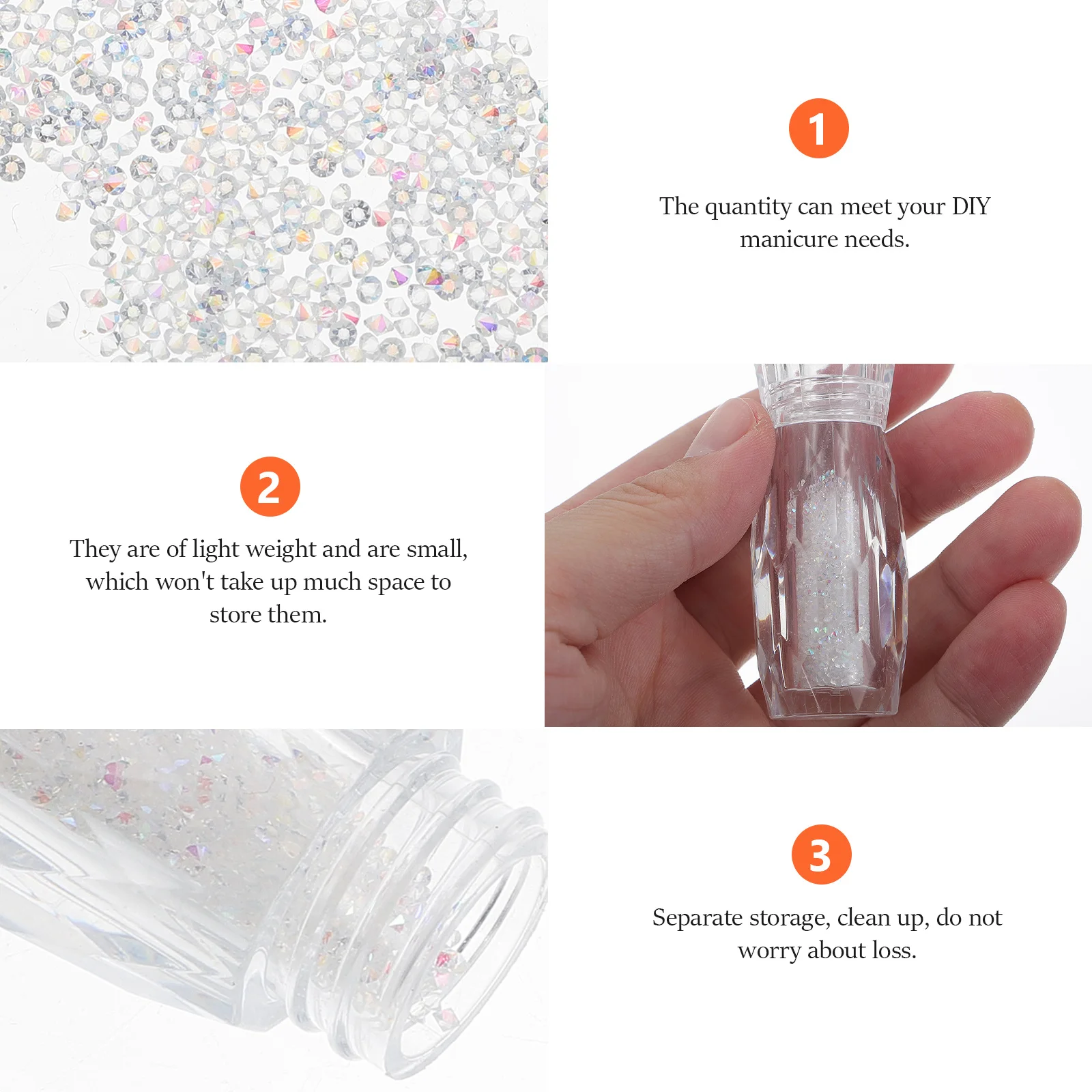 Perle brillante pour Nail Art, décalcomanies à faire soi-même, accessoire de manucure en diamant, Style personnalisé, manucure à domicile sans Salon