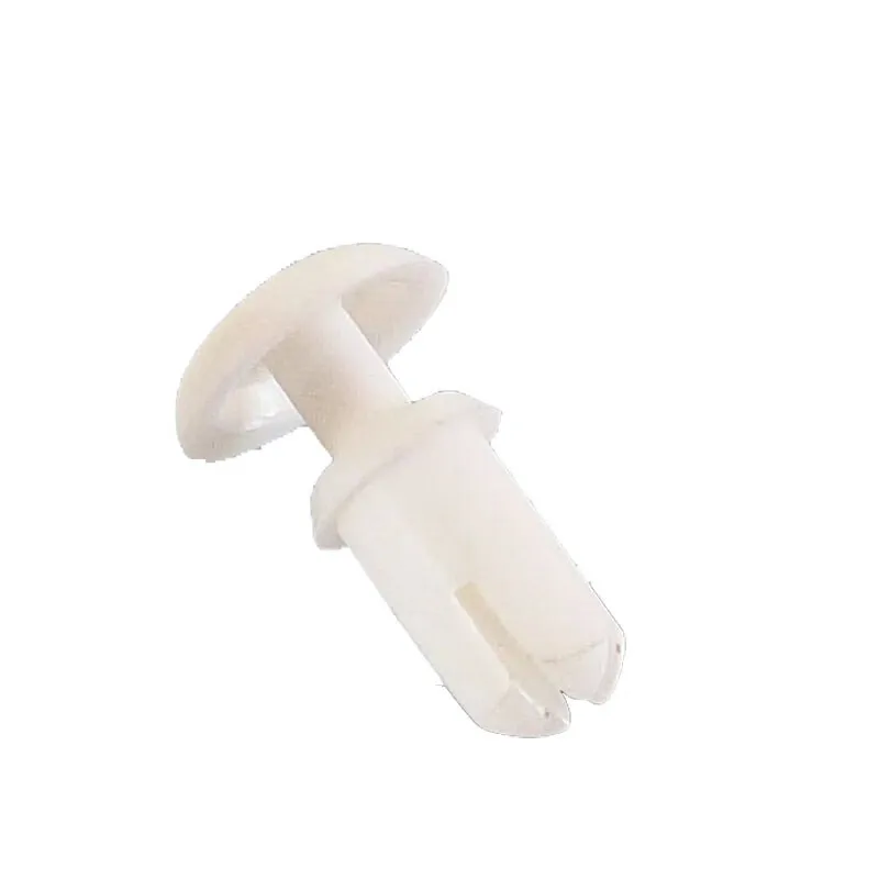 500PCS R5095 R Sharp White Black Plastic Nylon Rivet 5.1mm Hole Diameter for PC Board Electronic Component Rivets