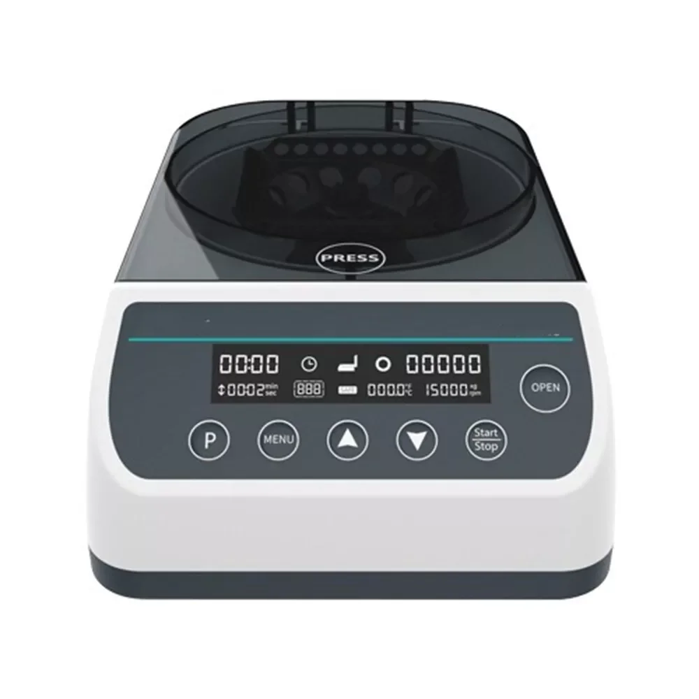 Lab PCR Micro Centrifuge Machine Digital High Speed Plasma Centrifuge 12000rpm Max rotation speed12000rpm±5%