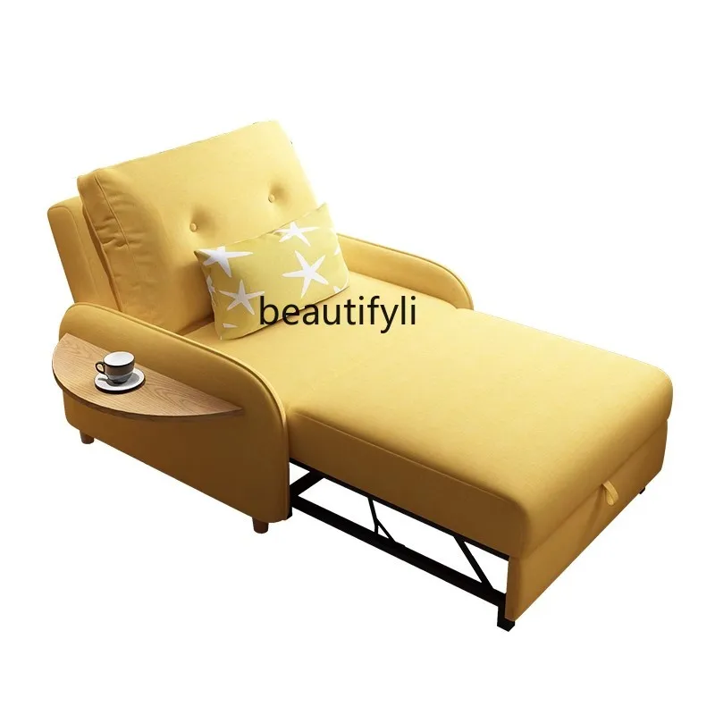 

Multifunctional sofa bed, single living room, dual-purpose small apartment, foldable bedroom study, cute small sofa