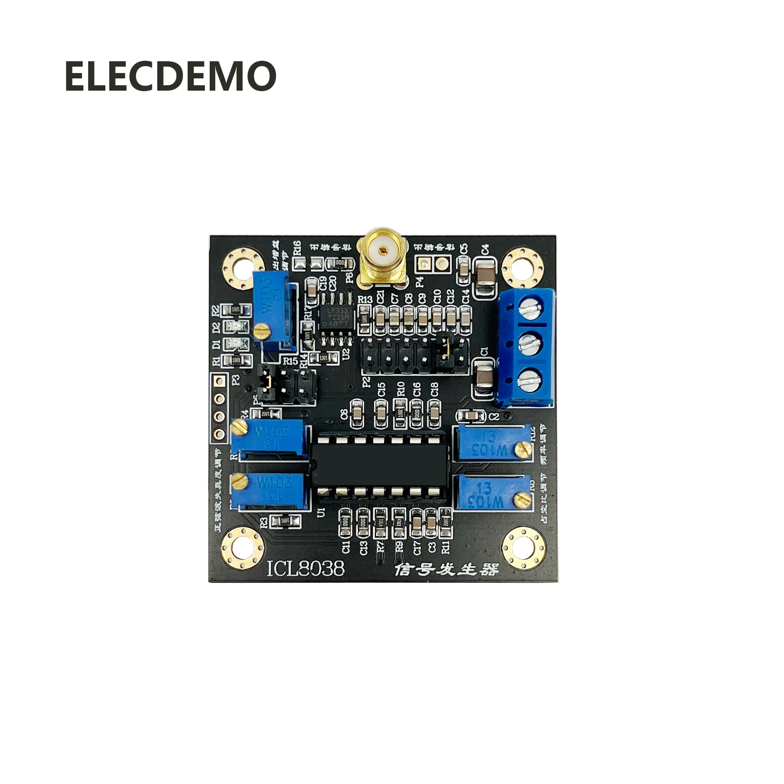 

ICL8038 низкочастотный источник сигнала, модуль генератора сигналов, синусоидальная волна, треугольная волна, генерация сигналов прямоугольной формы