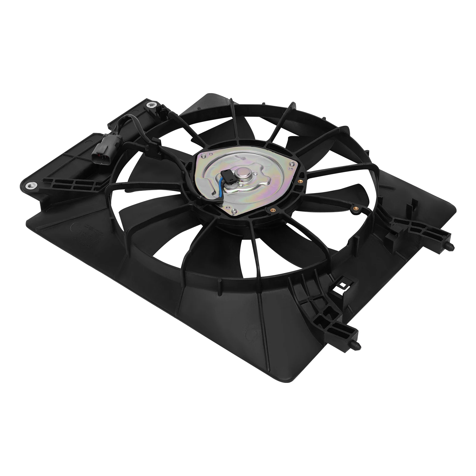 

Right Radiator & AC Condenser Cooling Fan Assembly For 2002-2006 Honda CR-V CRV Side Strong Heat Dissipation Capacity Black