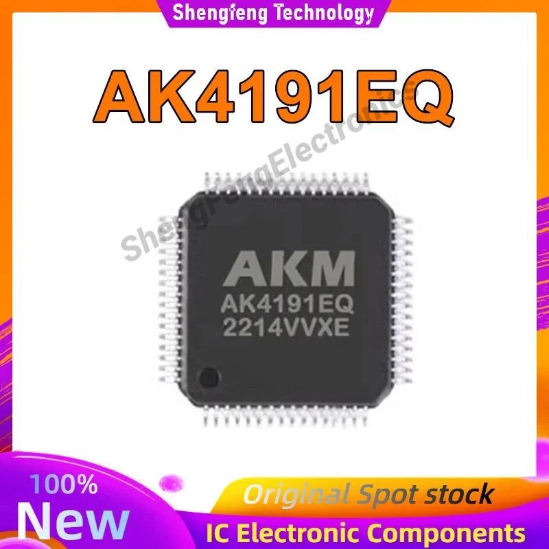 2PCS AK4191EQ AK4191 QFP-64 Audio chip New Original in stock