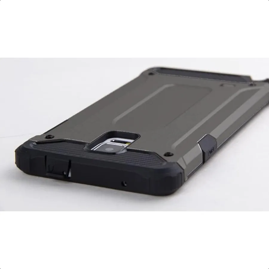 حافظة هاتف Asuwish لهاتف سامسونج جالاكسي نوت 3 مع غطاء واقي شاشة من الزجاج المقسى وطبقة مزدوجة هجينة حمراء رفيعة للهاتف المحمول F