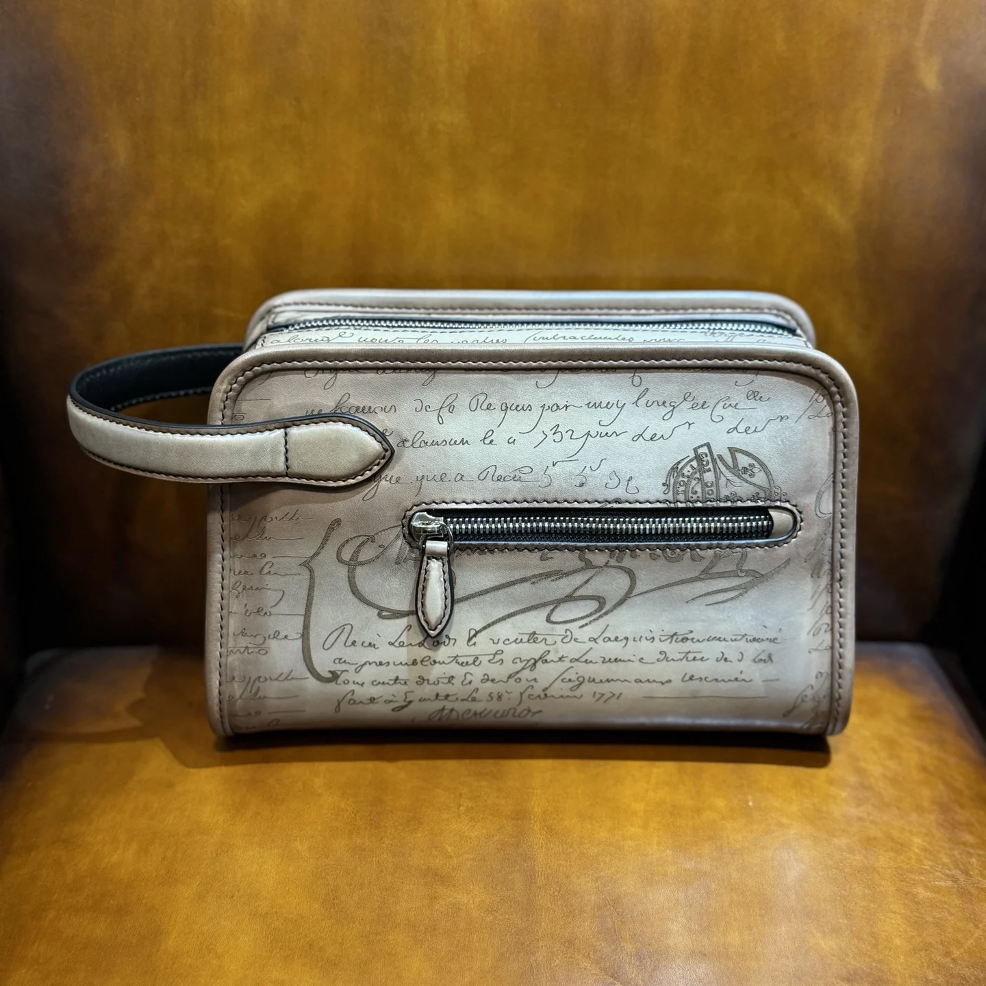 

DIMY 2025 Men's Handbag Luxury Handbag Leather New Large Capacity Handbag Men's Wallet