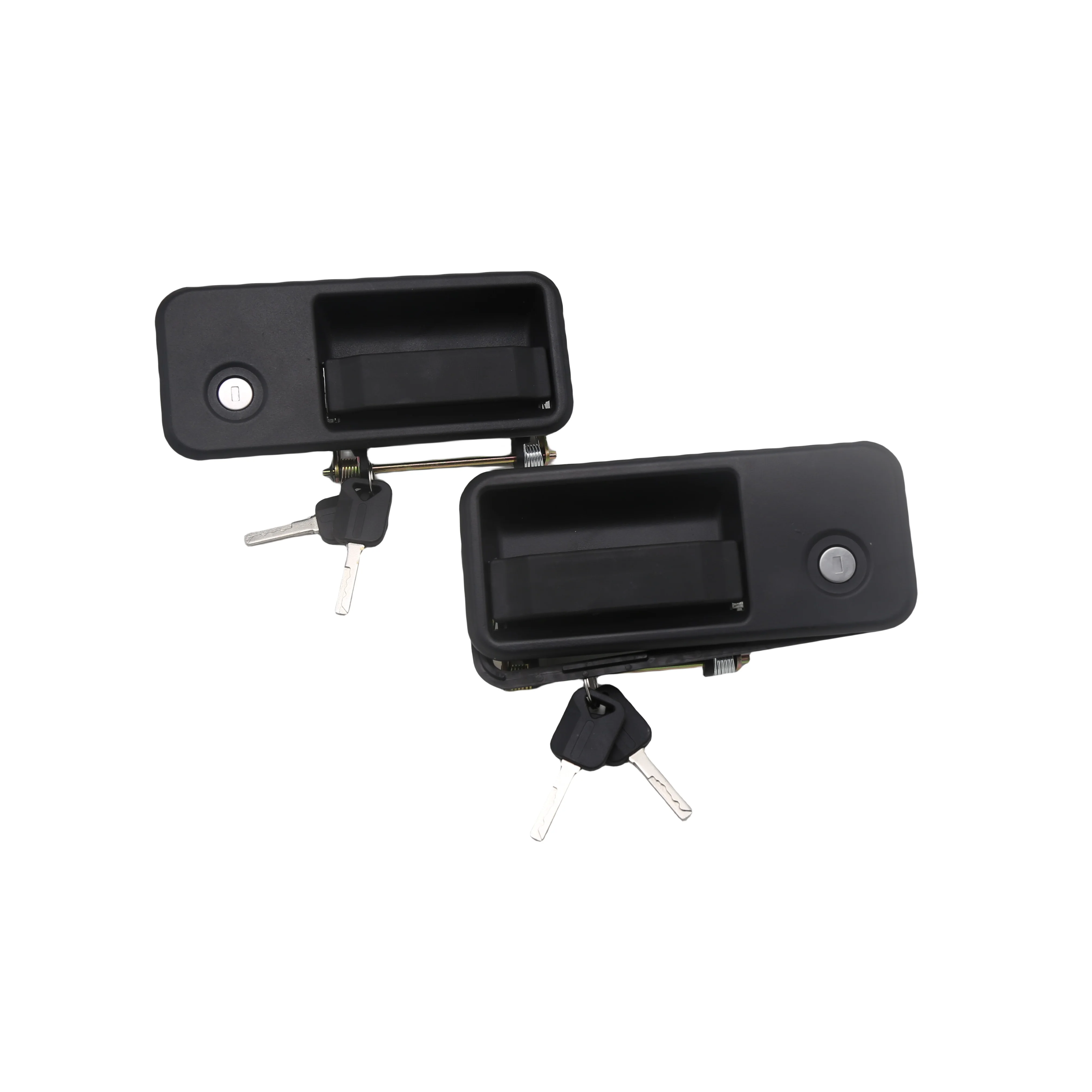 

FREESHIPPING 2 PCS PAIRS OUTSIDE DOOR HANDLE FOR VOLVO TRUCK WITH KEY AND LOCK OEM 20398467 20398466