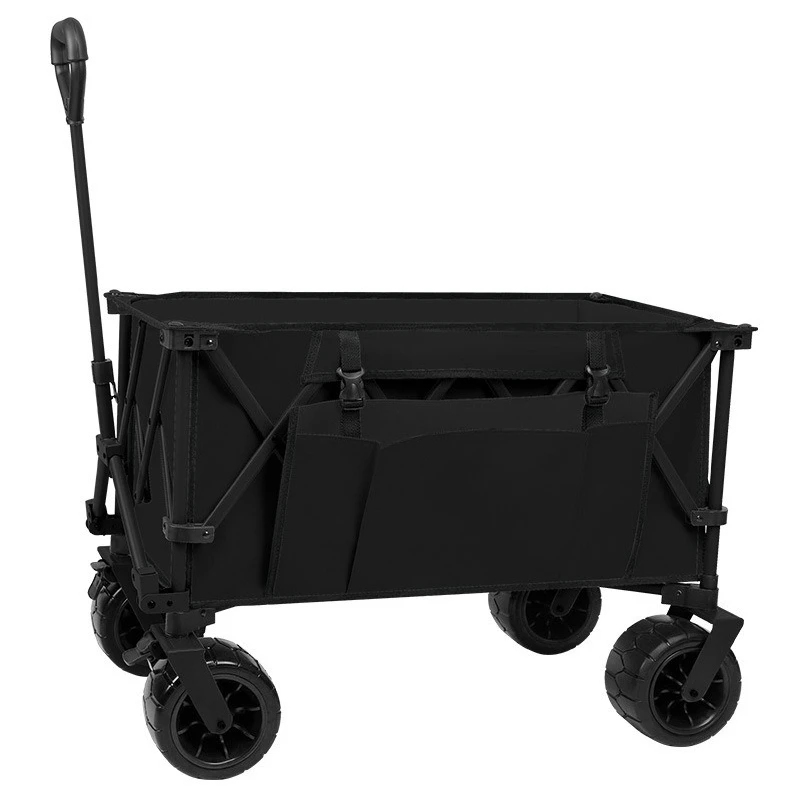 Stall trolley outdoor foldable camp trailer camping four-wheeled picnic table board gathering camping trolley