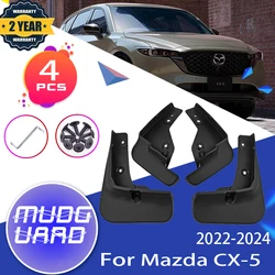 for Mazda CX-5 KF 2022 2023 2024 CX5 CX 5 Front Rear Wheel Mudflaps Fender Car Mudguards Mud Flaps Guard Splash Auto Accessories