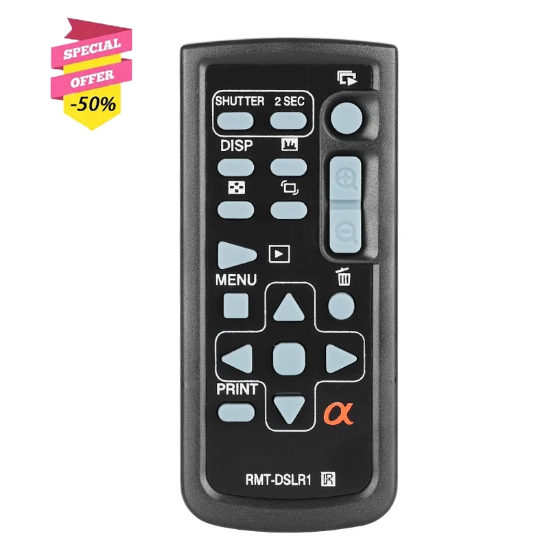 

RMT-DSLR1 Remote Control For Sony Handycam Camcorder SLT-A55 DSLR-A230 DSLR-A330 DSLR-A380 DSLR-A390L DSLR-A550 DSLR-A700