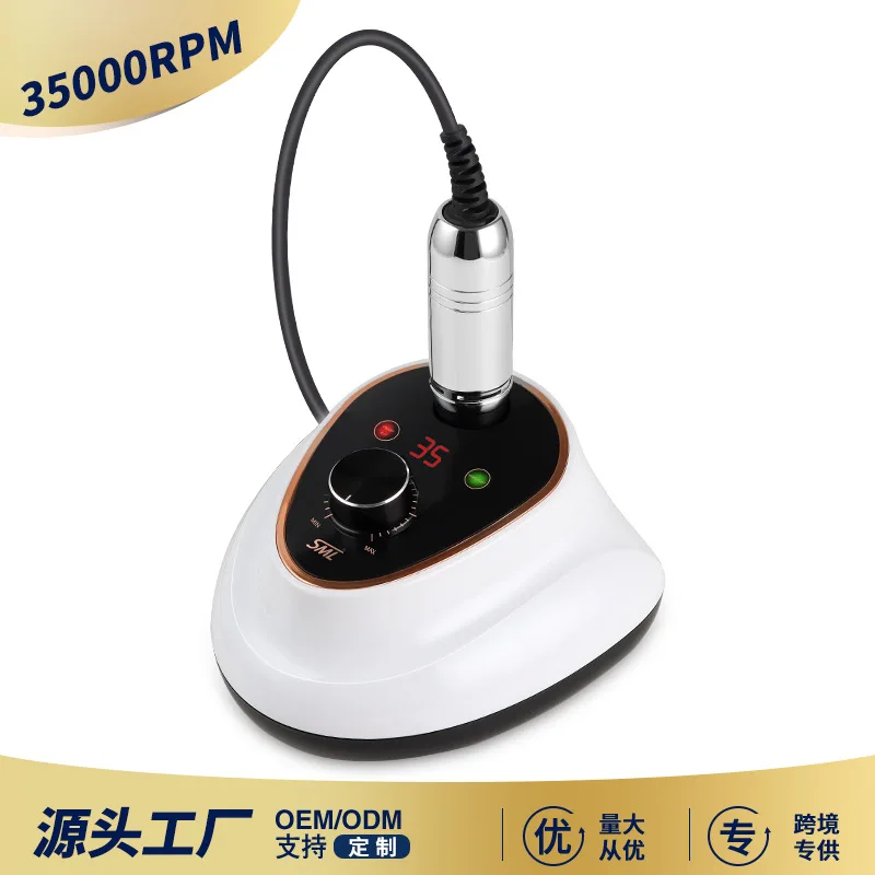 Sml-高速電動ネイルポリッシャー,35000rpm,タッチスクリーン,マニキュア用実装,220V