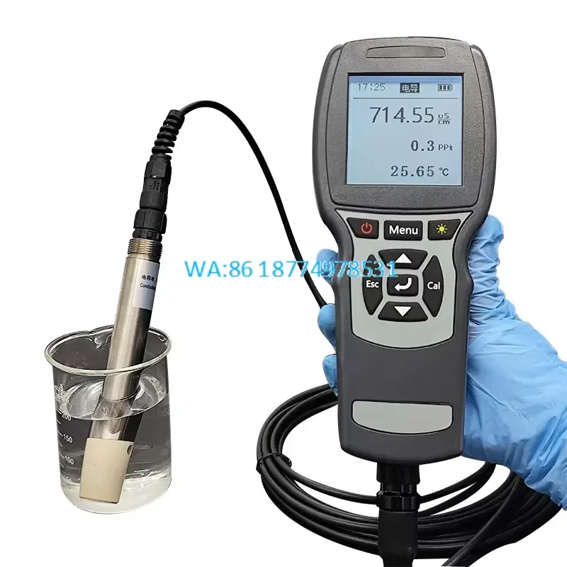 Wmwmnu Wholesale Industrial RS485 Water Treatment Instrument Customized OEM Titanium Alloy Conductivity Salinity Sensor