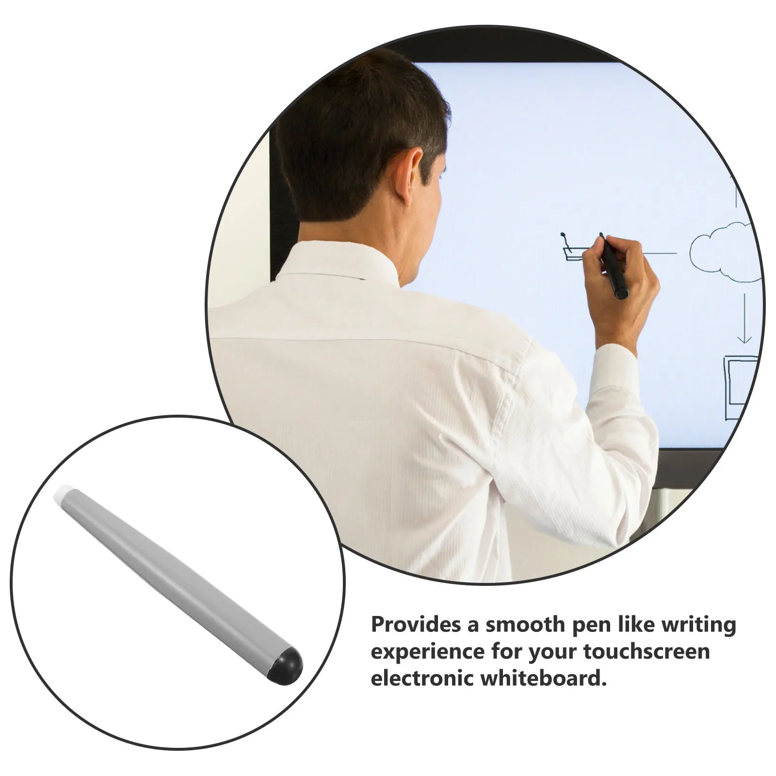 

Touch Screen Stylus Pen For Capacitive Screens Interactive Whiteboards Felt Tip Smooth Writing Precision Touch Electronic